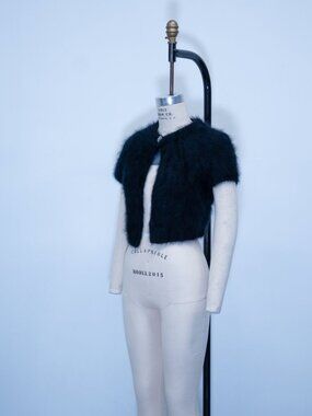 Alexander Wang Mohair Cropped Sweater